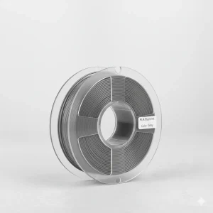 High-Quality PLA Filament spool in 1.75mm grey